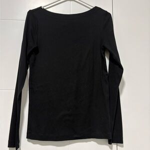 GAP Classic Black Long Sleeve Top